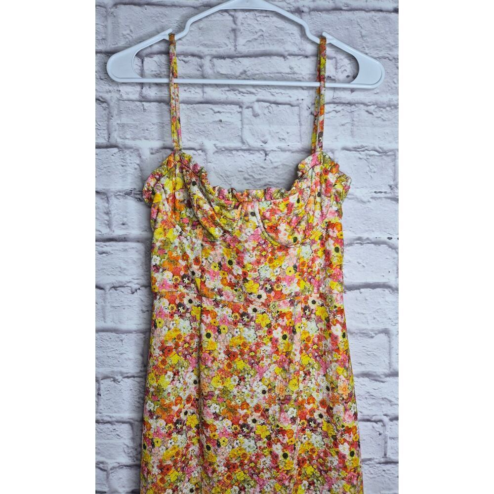 Hutch Anthropologie Jolie Floral Mermaid Midi Dress Homecoming Small S - Picture 5 of 9